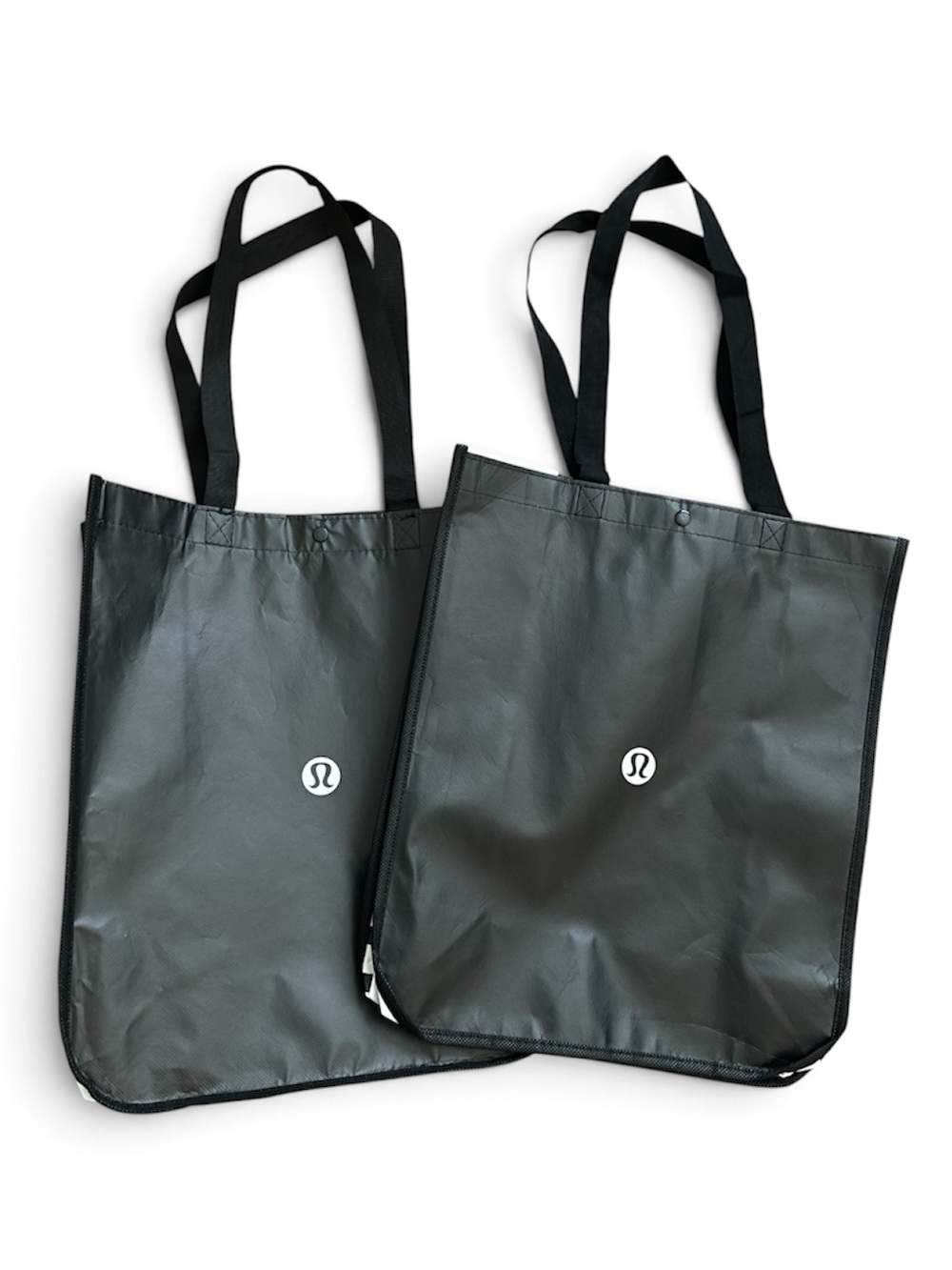 2 Lululemon LARGE Reusable Shopping Tote Bags